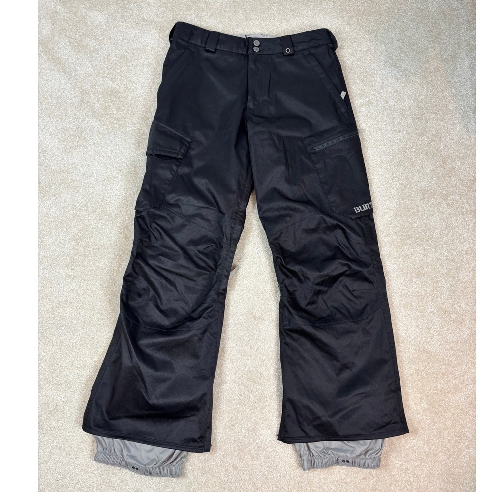 Burton Dryride Mens Snowboard Pants Black Cargo Ski Pants Medium RN87380